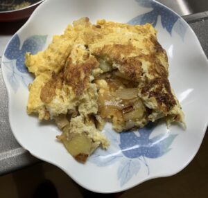 クレープ屋のまかない　オムレツ